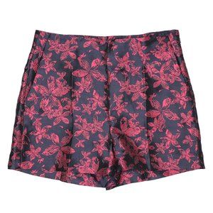 NWT CAROLINA HERRERA CH Floral Embroidered Shorts